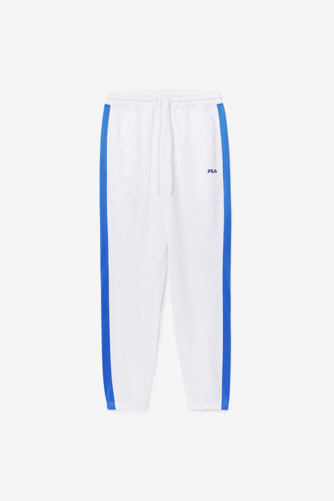 Fila Pants Mens White Puerto Rico - Ireland 24713-JBYG